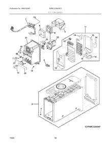 09 - Ice Container parts for Electrolux Refrigerator ERMC2295AS01 from AppliancePartsPros.com