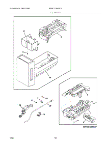 10 - Ice Maker parts for Electrolux Refrigerator ERMC2295AS01 from AppliancePartsPros.com