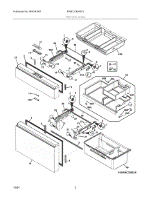 02 - Freezer Door parts for Electrolux Refrigerator ERMC2295AS01 from AppliancePartsPros.com