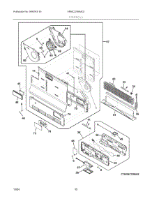 06 - Controls parts for Electrolux Refrigerator ERMC2295AS02 from AppliancePartsPros.com