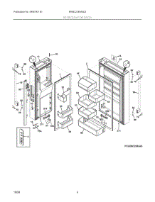 03 - Refrigerator Door parts for Electrolux Refrigerator ERMC2295AS02 from AppliancePartsPros.com