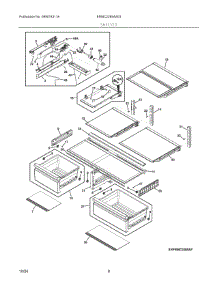 05 - Shelves parts for Electrolux Refrigerator ERMC2295AS03 from AppliancePartsPros.com