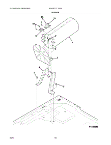 06 - Burner parts for Electrolux Dryer EWMED7CJSS3 from AppliancePartsPros.com
