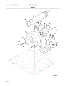 05 - Motor parts for Electrolux Dryer EWMGD70JSS3 from AppliancePartsPros.com