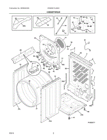 02 - Cabinet / Drum parts for Electrolux Dryer EWMGD70JSS3 from AppliancePartsPros.com