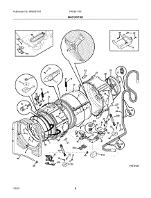 04 - Motor / Tub parts for Electrolux Washer FAFS4174NA1 from AppliancePartsPros.com