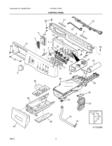 02 - Control Panel parts for Electrolux Washer FAFW3511KW2 from AppliancePartsPros.com