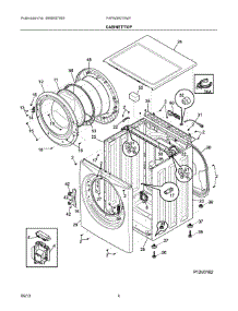 03 - Cabinet / Top parts for Electrolux Washer FAFW3921NW1 from AppliancePartsPros.com