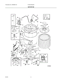 03 - Motor / Tub parts for Electrolux Washer FAHE4045QW0 from AppliancePartsPros.com
