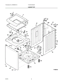 02 - Cabinet / Top parts for Electrolux Washer FAHE4045QW0 from AppliancePartsPros.com