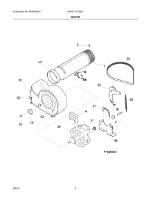 05 - Motor parts for Electrolux Dryer FARG1011MW1 from AppliancePartsPros.com