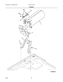 06 - Burner parts for Electrolux Dryer FASE7021NW3 from AppliancePartsPros.com