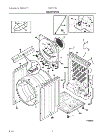 02 - Cabinet / Drum parts for Electrolux Dryer FASE7074NR3 from AppliancePartsPros.com