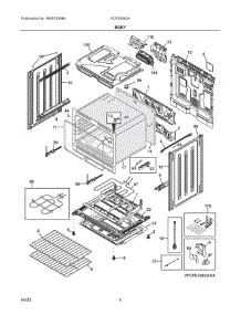 03 - Body parts for Electrolux Range FCFE3062ABA from AppliancePartsPros.com