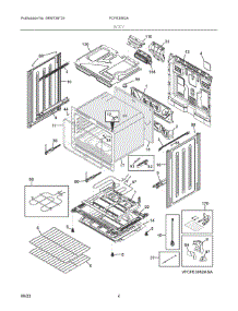 03 - Body parts for Electrolux Range FCFE3062ABC from AppliancePartsPros.com