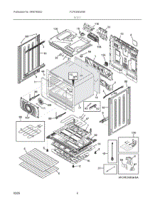 03 - Body parts for Electrolux Range FCFE3083ASB from AppliancePartsPros.com