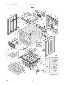 03 - Body parts for Electrolux Range FCFE308CASA from AppliancePartsPros.com