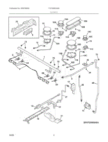 03 - Burner parts for Electrolux Range FCFG3062ASA from AppliancePartsPros.com