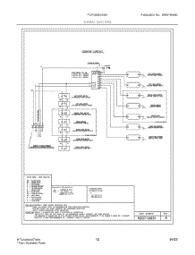 08 - Wiring Diagram parts for Electrolux Range FCFG3062ASA from AppliancePartsPros.com