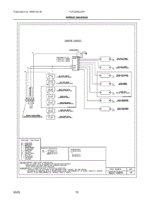07 - Wiring Diagram parts for Electrolux Range FCFG308LAFA from AppliancePartsPros.com