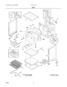 03 - Body parts for Electrolux Range FCRC3012ABC from AppliancePartsPros.com
