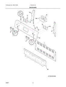 02 - Backguard parts for Electrolux Range FCRC3012ABC from AppliancePartsPros.com