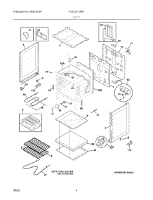 03 - Body parts for Electrolux Range FCRC3012ABF from AppliancePartsPros.com