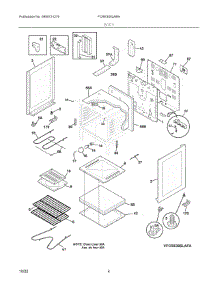 03 - Body parts for Electrolux Range FCRE3052ABH from AppliancePartsPros.com