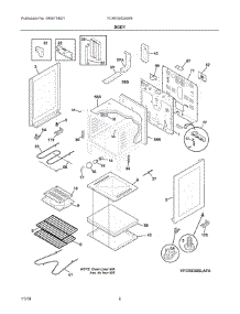 03 - Body parts for Electrolux Range FCRE3052AWB from AppliancePartsPros.com