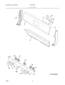 02 - Backguard parts for Electrolux Range FCRE3052BWB from AppliancePartsPros.com