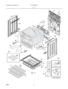 03 - Body parts for Electrolux Range FCRE3052BWF from AppliancePartsPros.com