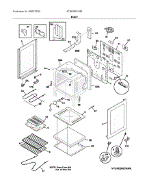 Body parts for Electrolux Range FCRE305CASE from AppliancePartsPros.com