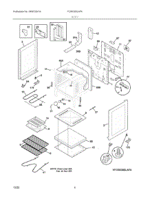 03 - Body parts for Electrolux Range FCRE305LAFK from AppliancePartsPros.com