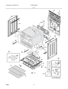 03 - Body parts for Electrolux Range FCRE3062ABF from AppliancePartsPros.com