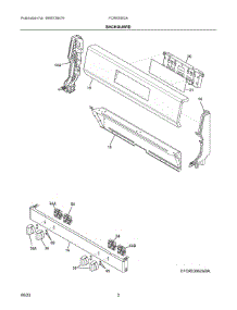 02 - Backguard parts for Electrolux Range FCRE3062ASA from AppliancePartsPros.com