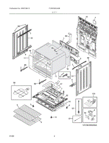 03 - Body parts for Electrolux Range FCRE3062ASB from AppliancePartsPros.com