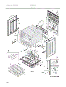 03 - Body parts for Electrolux Range FCRE3062ASC from AppliancePartsPros.com