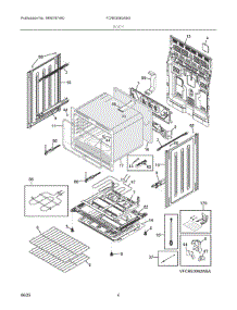 03 - Body parts for Electrolux Range FCRE3062ASG from AppliancePartsPros.com