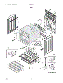 03 - Body parts for Electrolux Range FCRE3062AWA from AppliancePartsPros.com