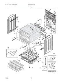 03 - Body parts for Electrolux Range FCRE3062AWF from AppliancePartsPros.com