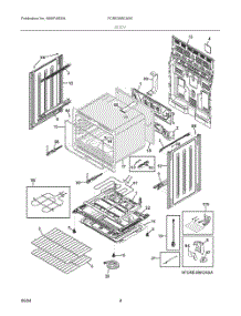 03 - Body parts for Electrolux Range FCRE306CASC from AppliancePartsPros.com