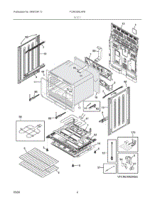 03 - Body parts for Electrolux Range FCRE306LAFB from AppliancePartsPros.com