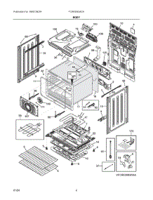 03 - Body parts for Electrolux Range FCRE3083ADA from AppliancePartsPros.com