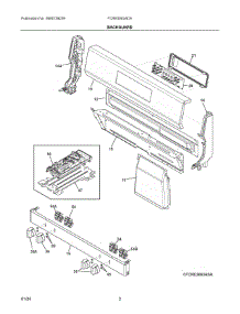 02 - Backguard parts for Electrolux Range FCRE3083ADA from AppliancePartsPros.com