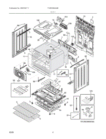 03 - Body parts for Electrolux Range FCRE3083ASB from AppliancePartsPros.com