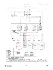 07 - Wiring Diagram parts for Electrolux Range FCRE308CADA from AppliancePartsPros.com