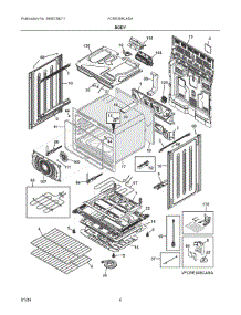 03 - Body parts for Electrolux Range FCRE308CADA from AppliancePartsPros.com
