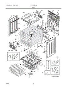 03 - Body parts for Electrolux Range FCRE308CASC from AppliancePartsPros.com