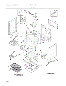 04 - Body parts for Electrolux Range FCRG3015ABC from AppliancePartsPros.com