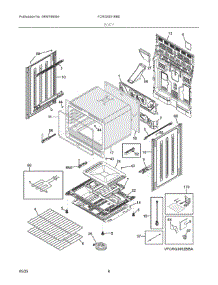 04 - Body parts for Electrolux Range FCRG3051BBD from AppliancePartsPros.com